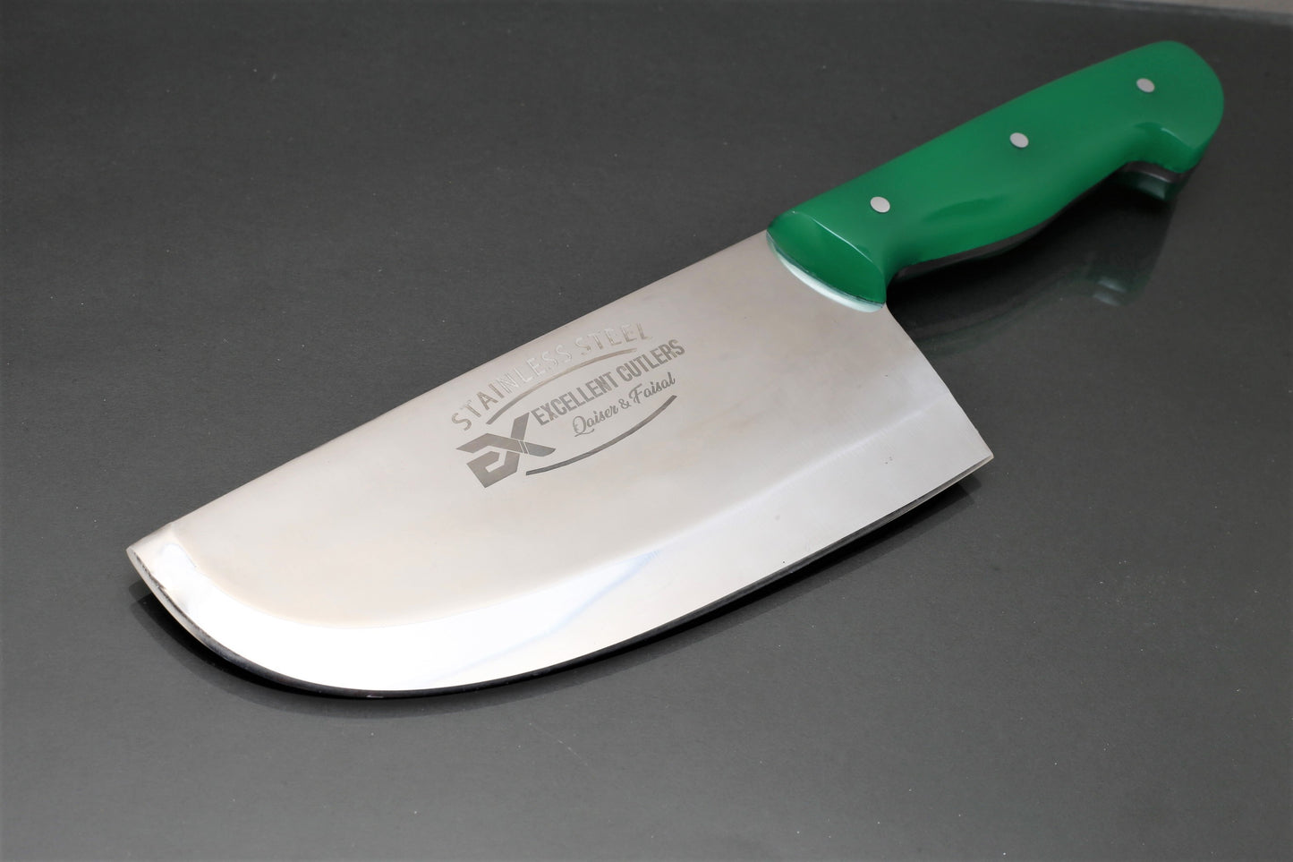 The Master Carver |  Professional Cleaver In 600Gram- 12c27 Stainless Steel
