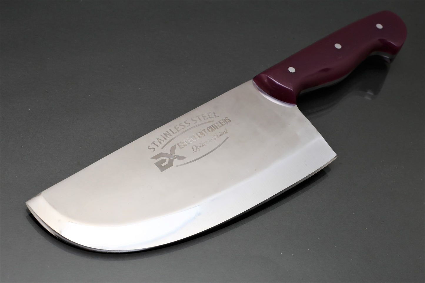The Master Carver |  Professional Cleaver In 600Gram- 12c27 Stainless Steel