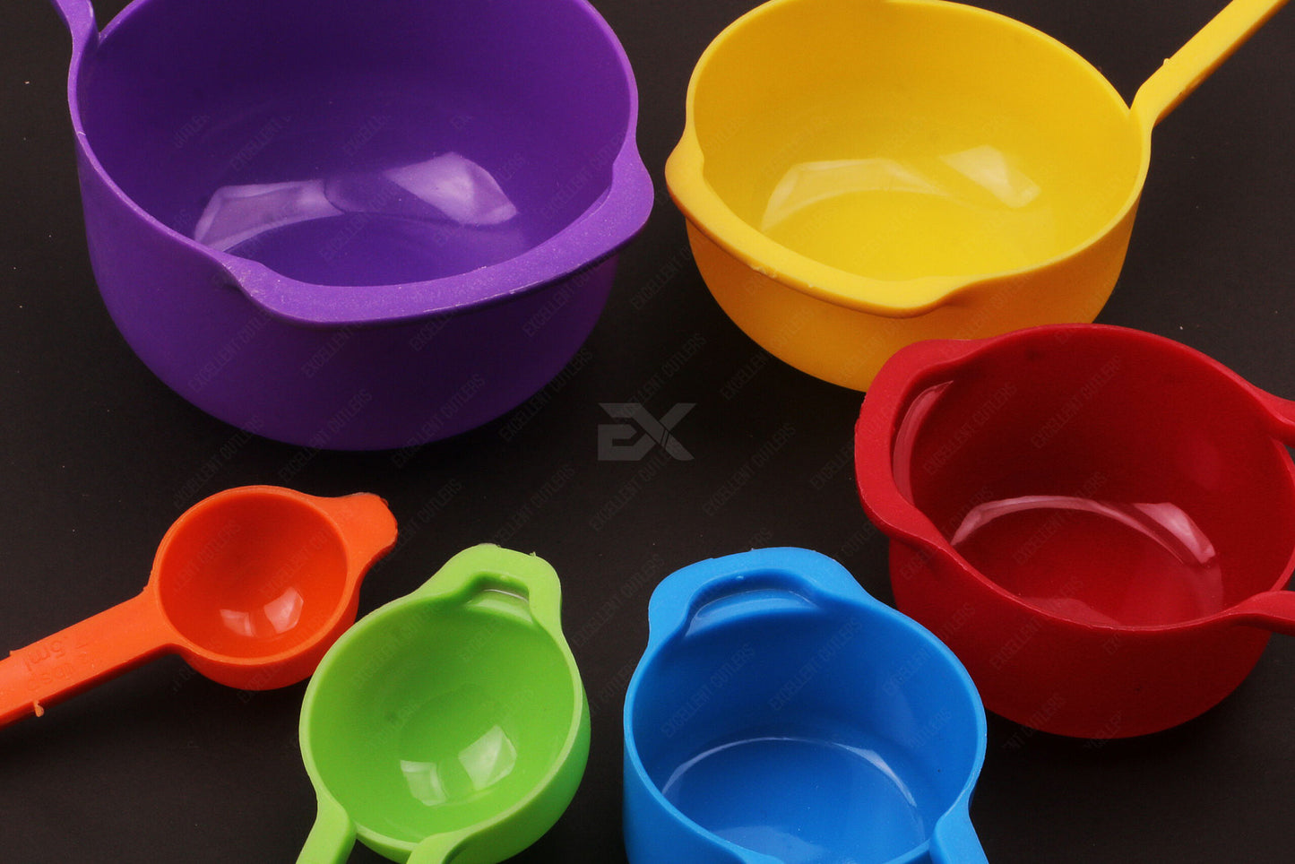 6 Spoon Fun Kitchen Multi-color Measuring Spoon