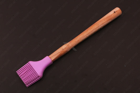 Silicone Oil Brush with Wooden Handle