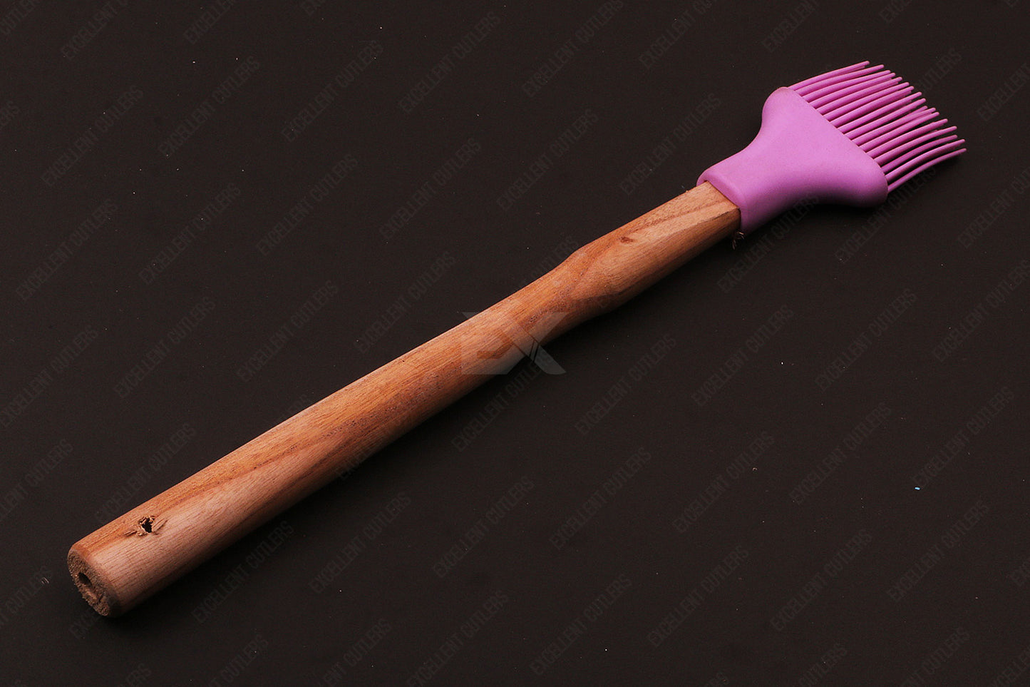 Silicone Oil Brush with Wooden Handle