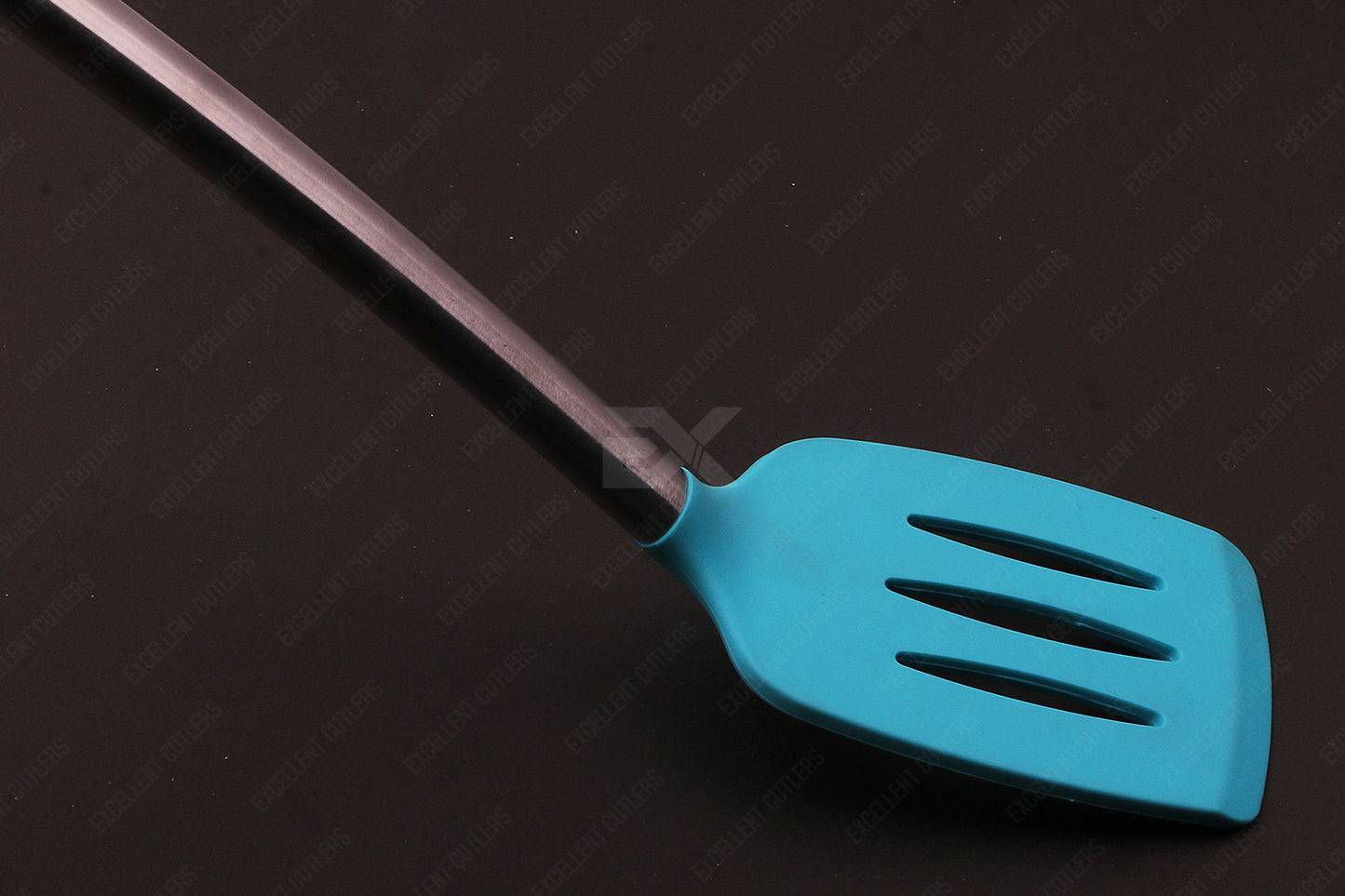 Kitchen Stainless Steel Handle Silicone Slotted Pancake Turner Spatula