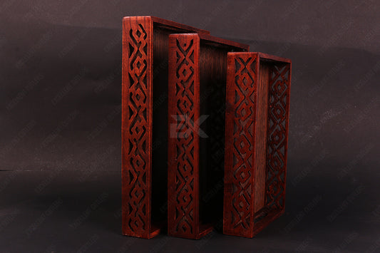 Beautiful Wooden Tray Set