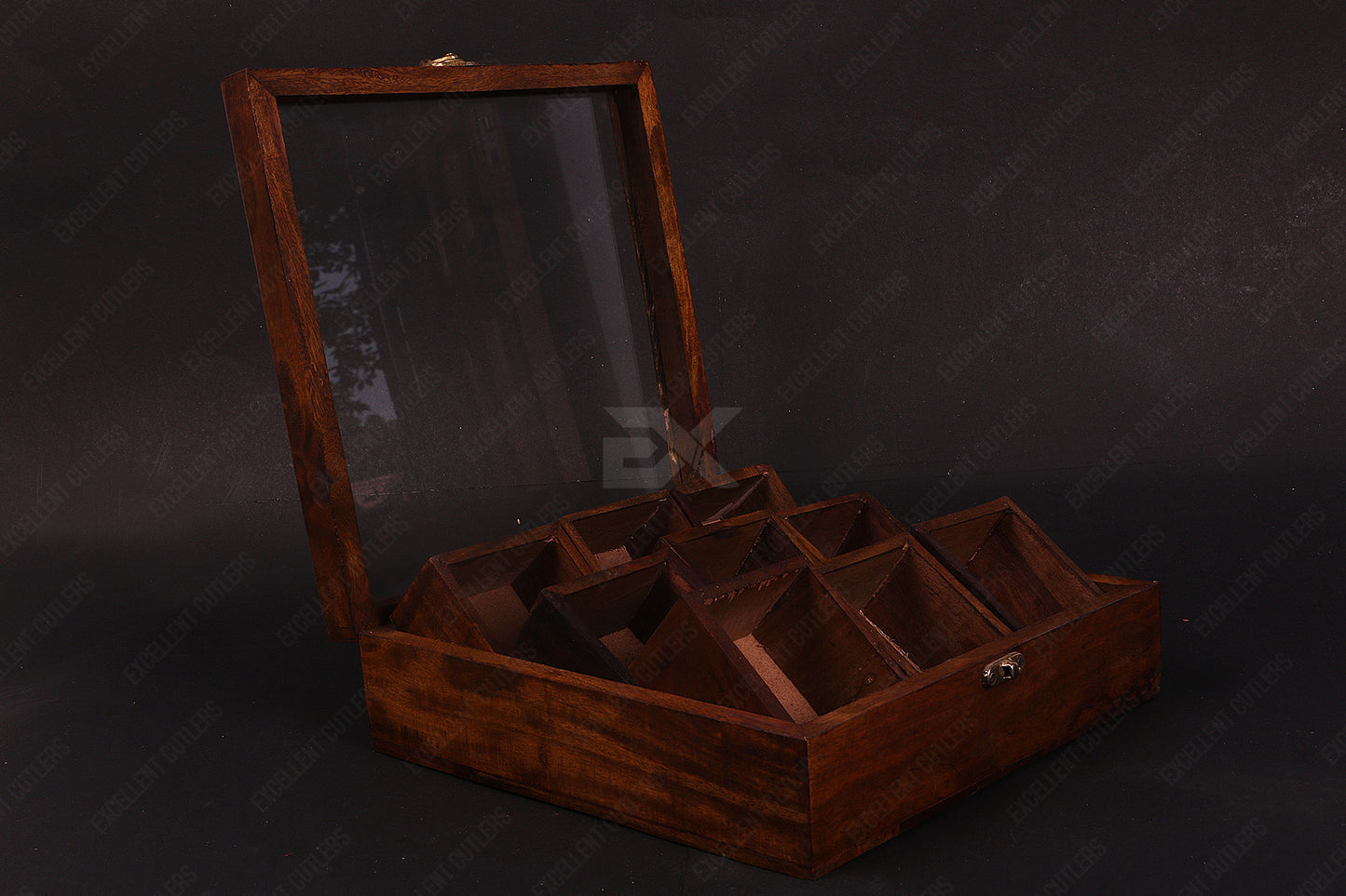 Multipurpose 9 Slots Wooden Box