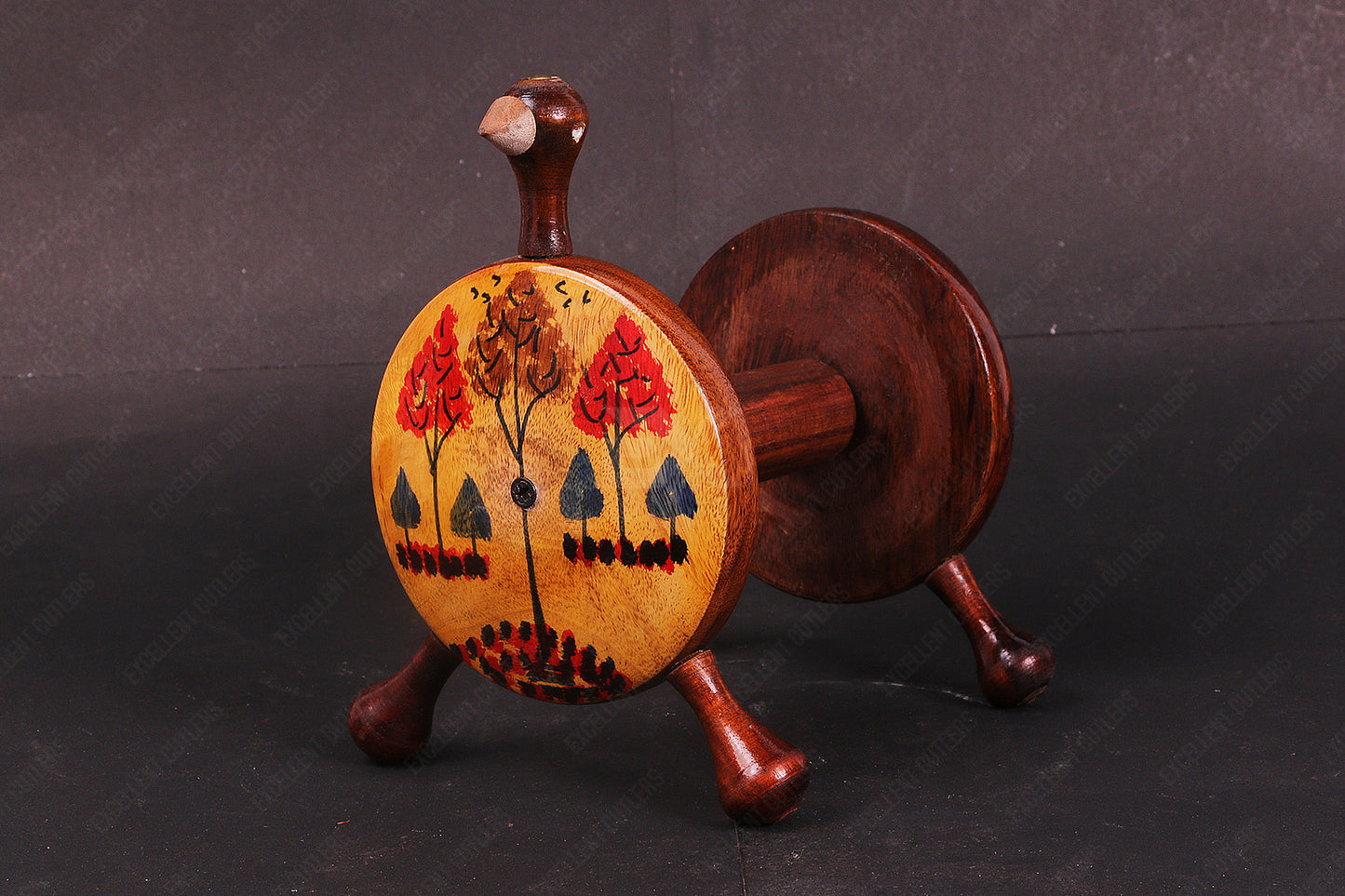 Handmade Wooden Duck Shape Tissue Roll Holder