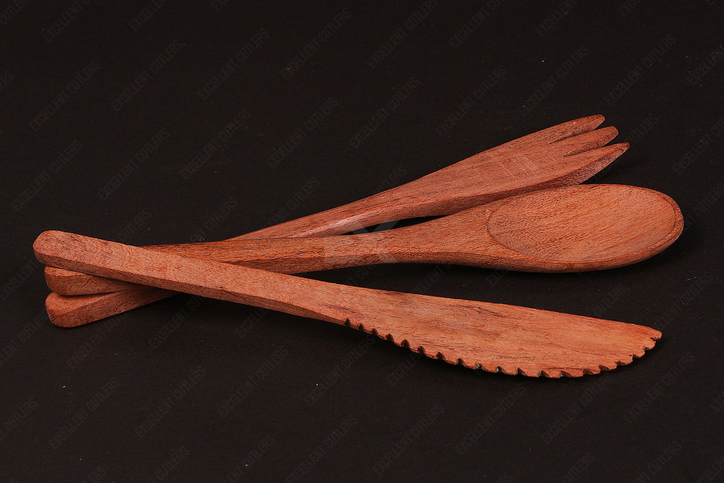 Wooden Cutlery 3 Pcs Set