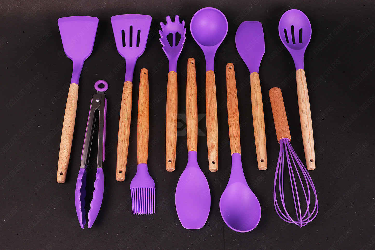 12 Pieces Household Silicone Kitchen Utensils Set