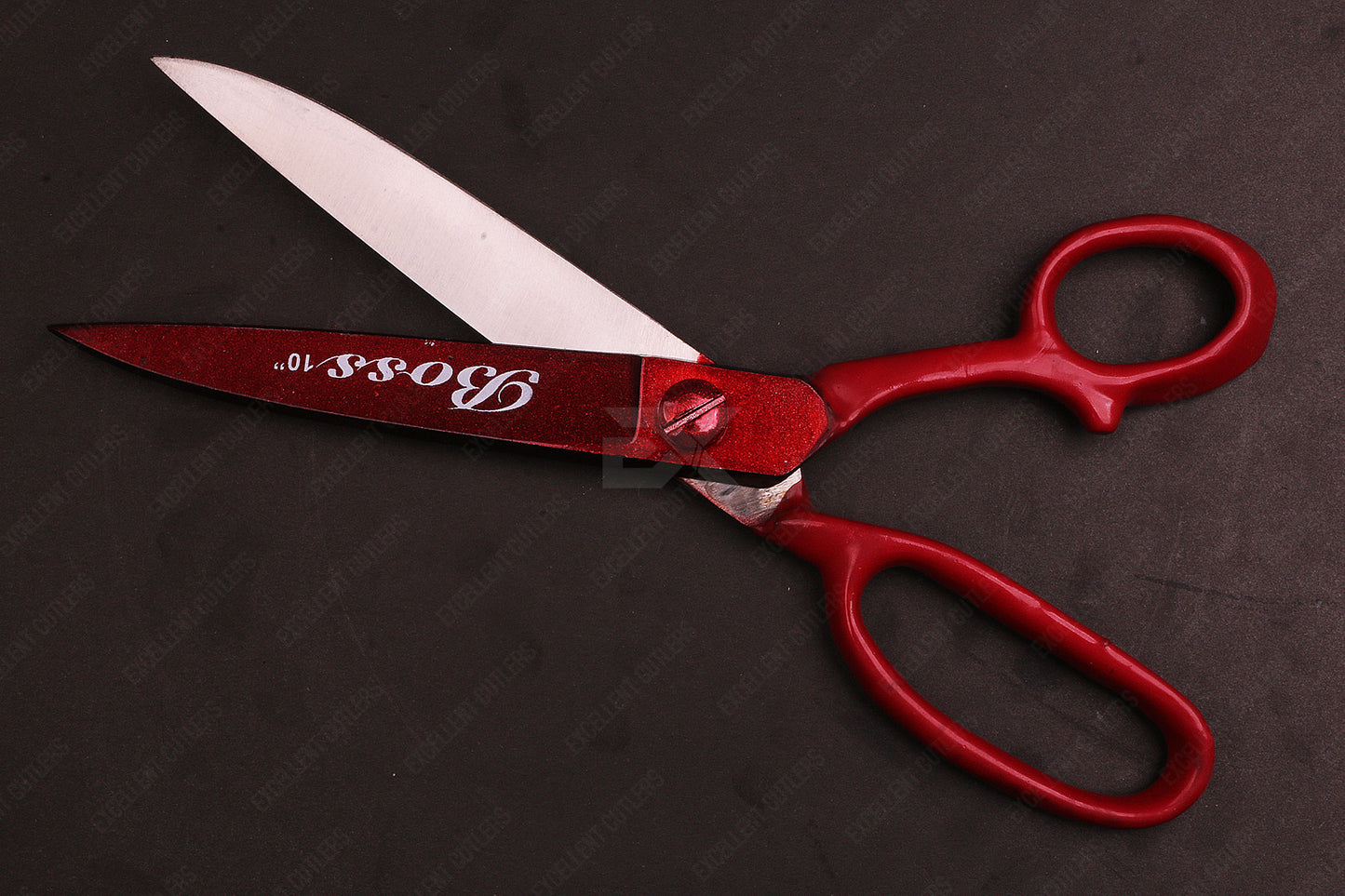 Professional Boss 10″ Tailor Scissor Red – High-Quality Scissors for Precision Cutting