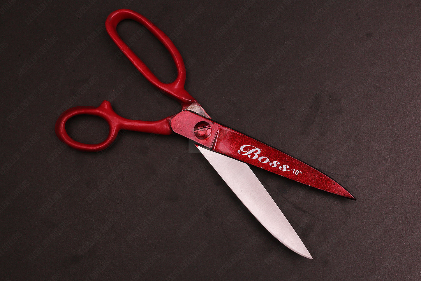 Professional Boss 10″ Tailor Scissor Red – High-Quality Scissors for Precision Cutting