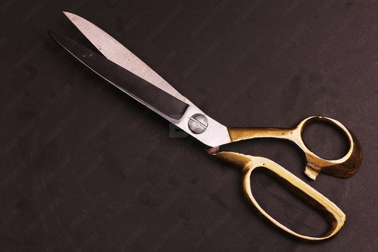 Professional Super Cut 10″ Tailor Scissor Gold – Precision Tailoring Scissors for Clean Cuts