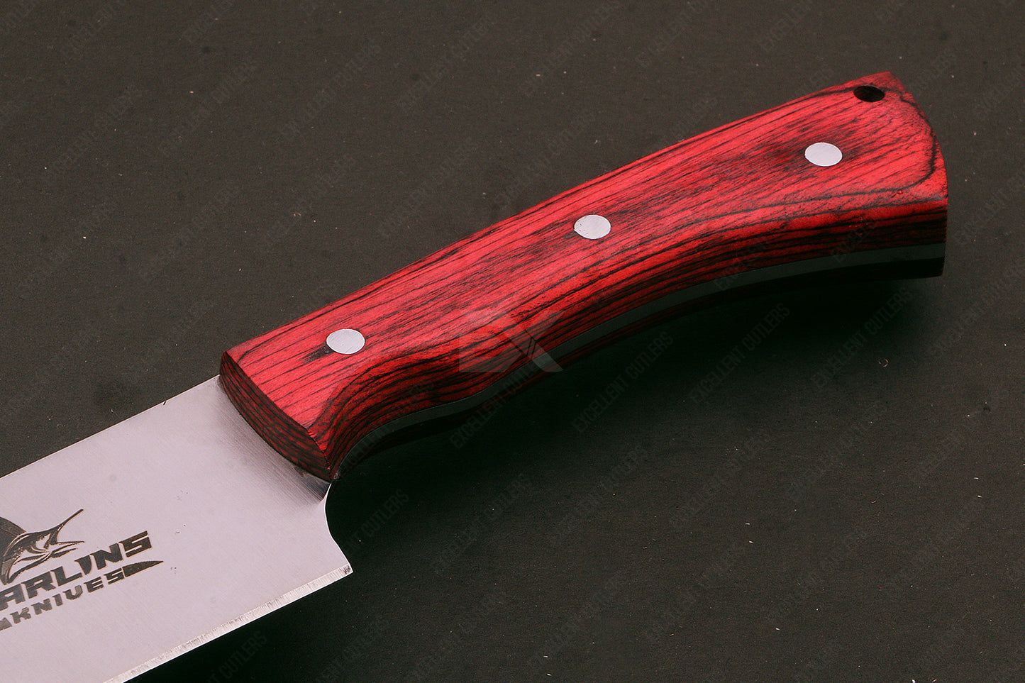 Marlins 15" Slaughter ( Takbir) Knife – With 12cr27 blade and Wood Handle (Total Length 15 Inches )