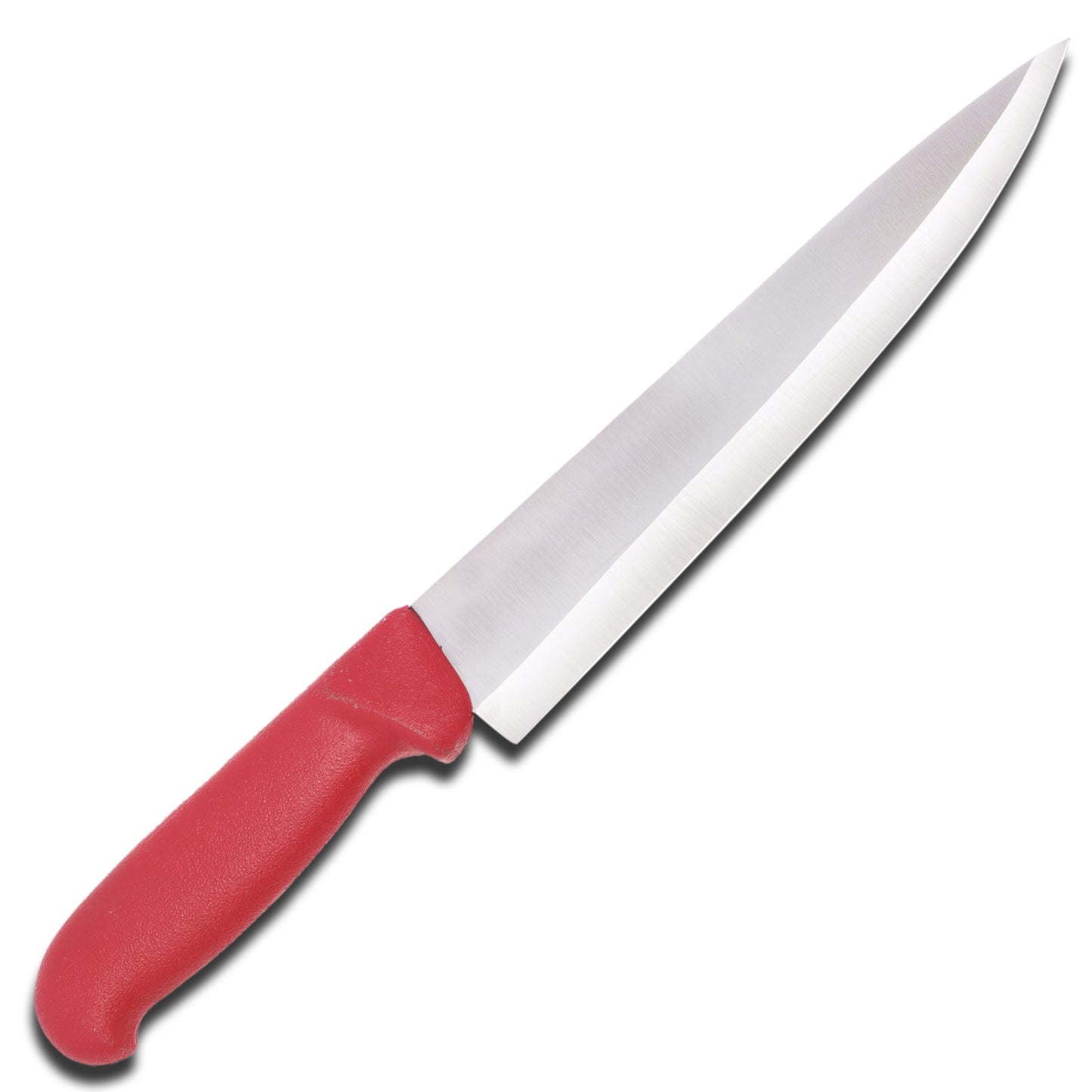 Stainless Steel Chef Knife with Red Mold Handle Wazirabad –