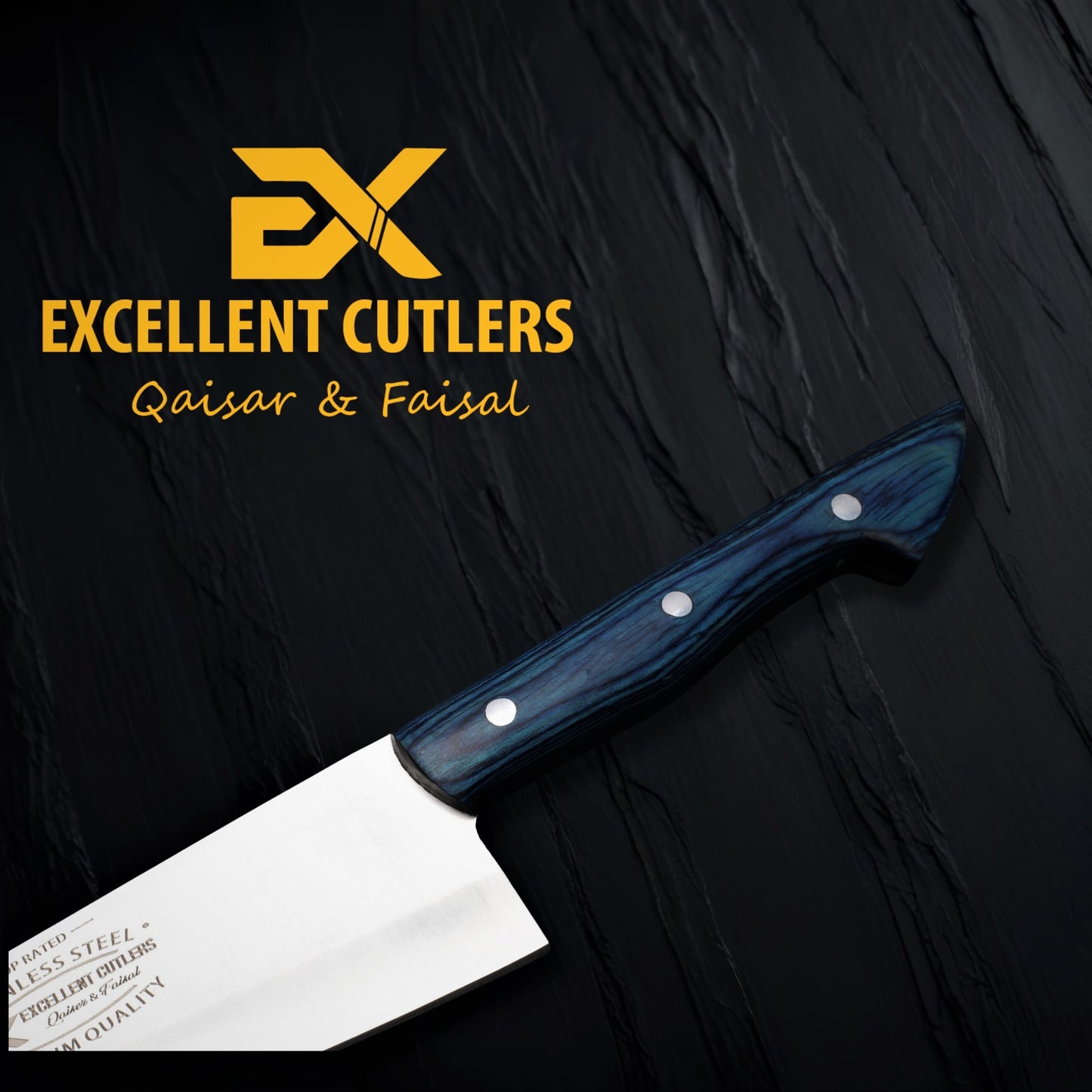 Nova Chef Knife | Premium 7.7" 12C27 Stainless Steel with Color Pakkawood Handle