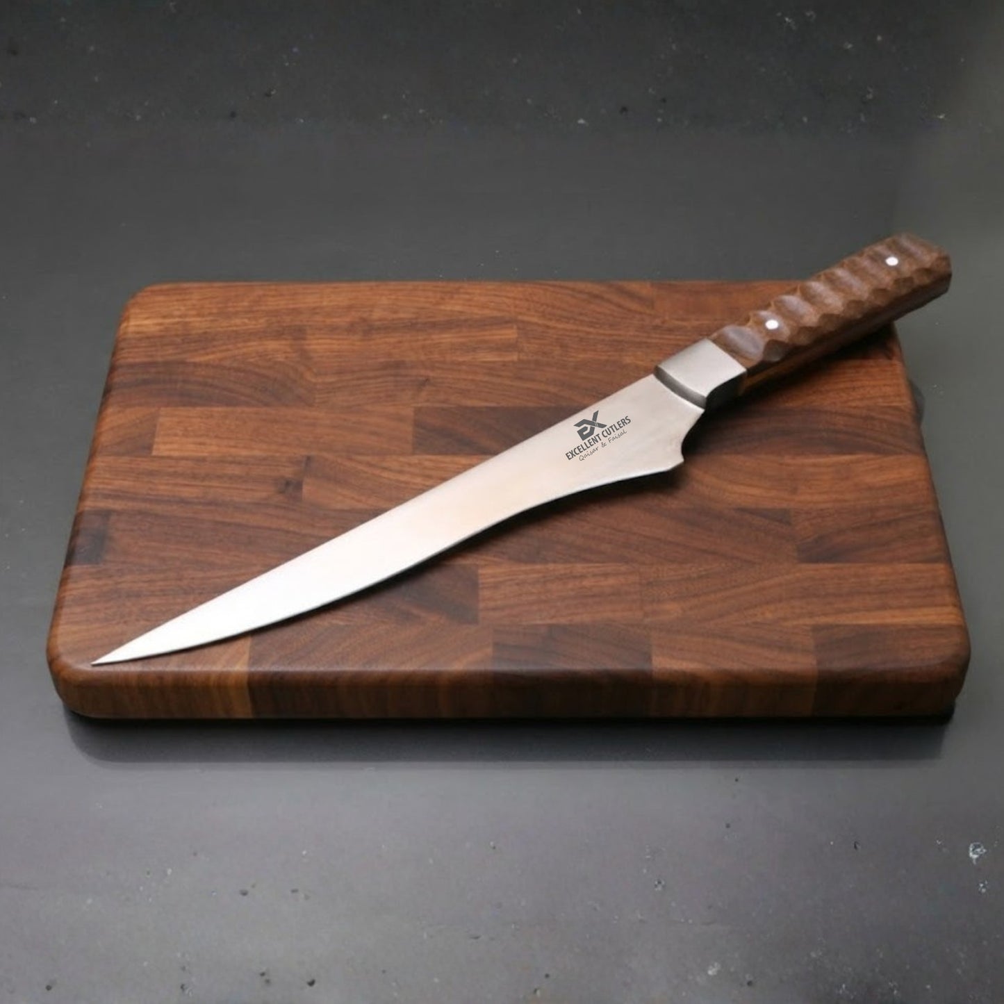 Premium Quality Fillet (Rosewood edition ) -12c27 Stainless Blade | Total Length 12.8 Inches |