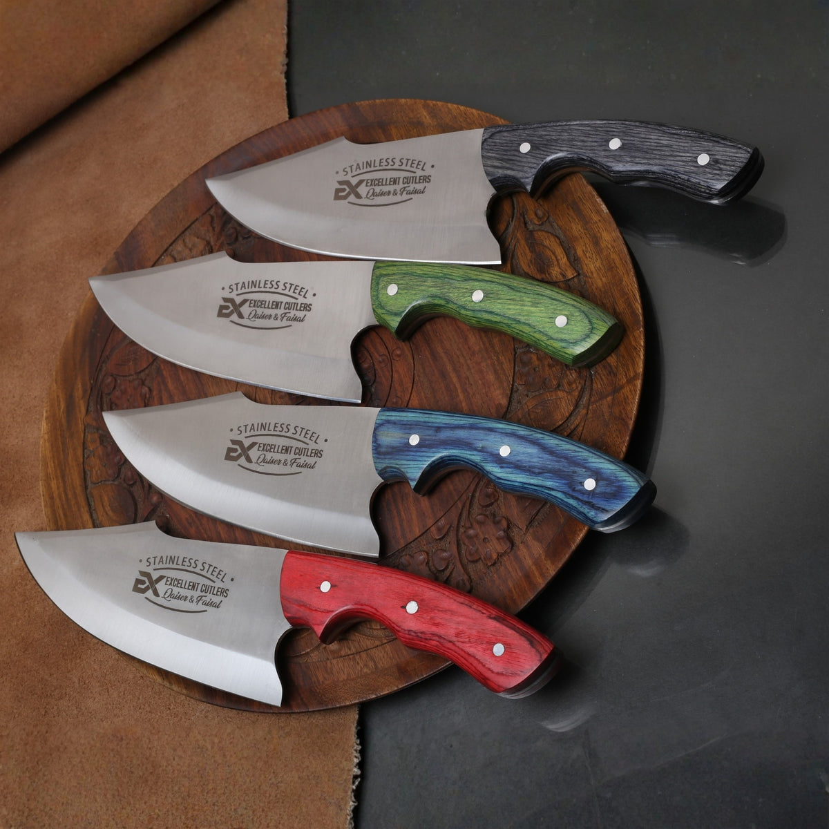 The Ridge Runner Clip Skinner Knife | 6.5" 12C27 Stainless Steel Blade | Full Tang Knife