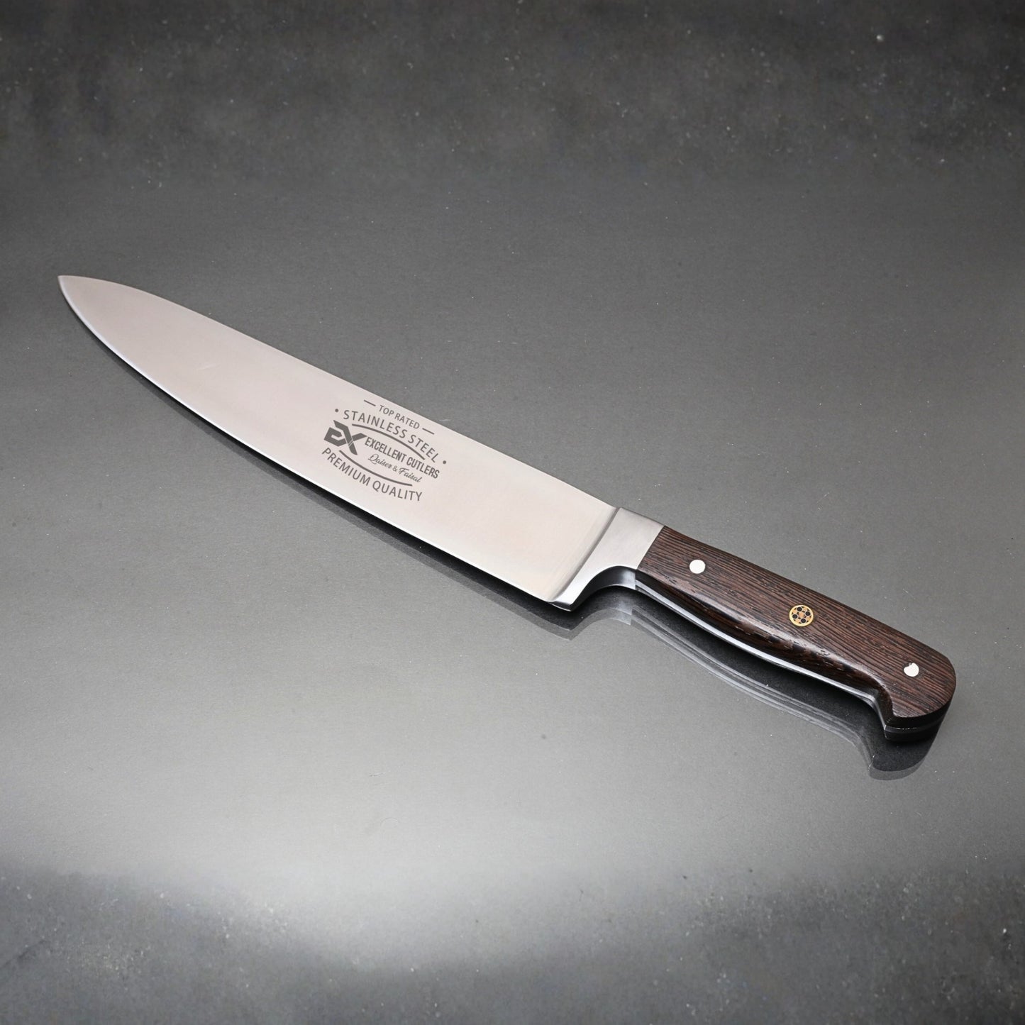 Excellent Hankles 10" Blade. Professional Butcher & Chef Knife – Razor Sharp 13Cr13 Stainless Steel