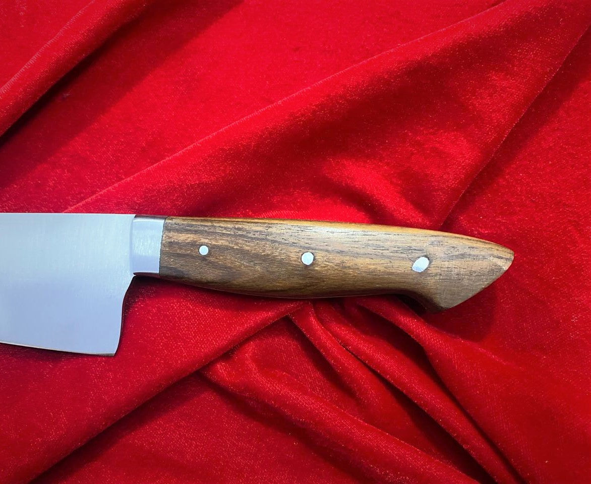 Excellent Cutlers & Knives 6" Traditional French-Style Chef Knife - 12C27 Sandvik Steel - Premium Rosewood Handle