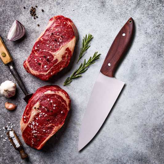 Marlins High Carbon Stainless Steel Chef Knife | Slaughter Knife Total Length 12 Inch