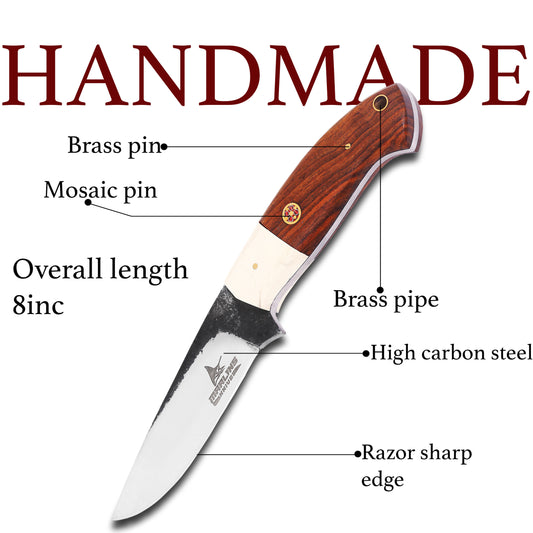 Handmed High Carbon Steel Hunting Knife – Premium 8-Inch Blade – Just ₨1,450 (19% Off) in Wazirabad