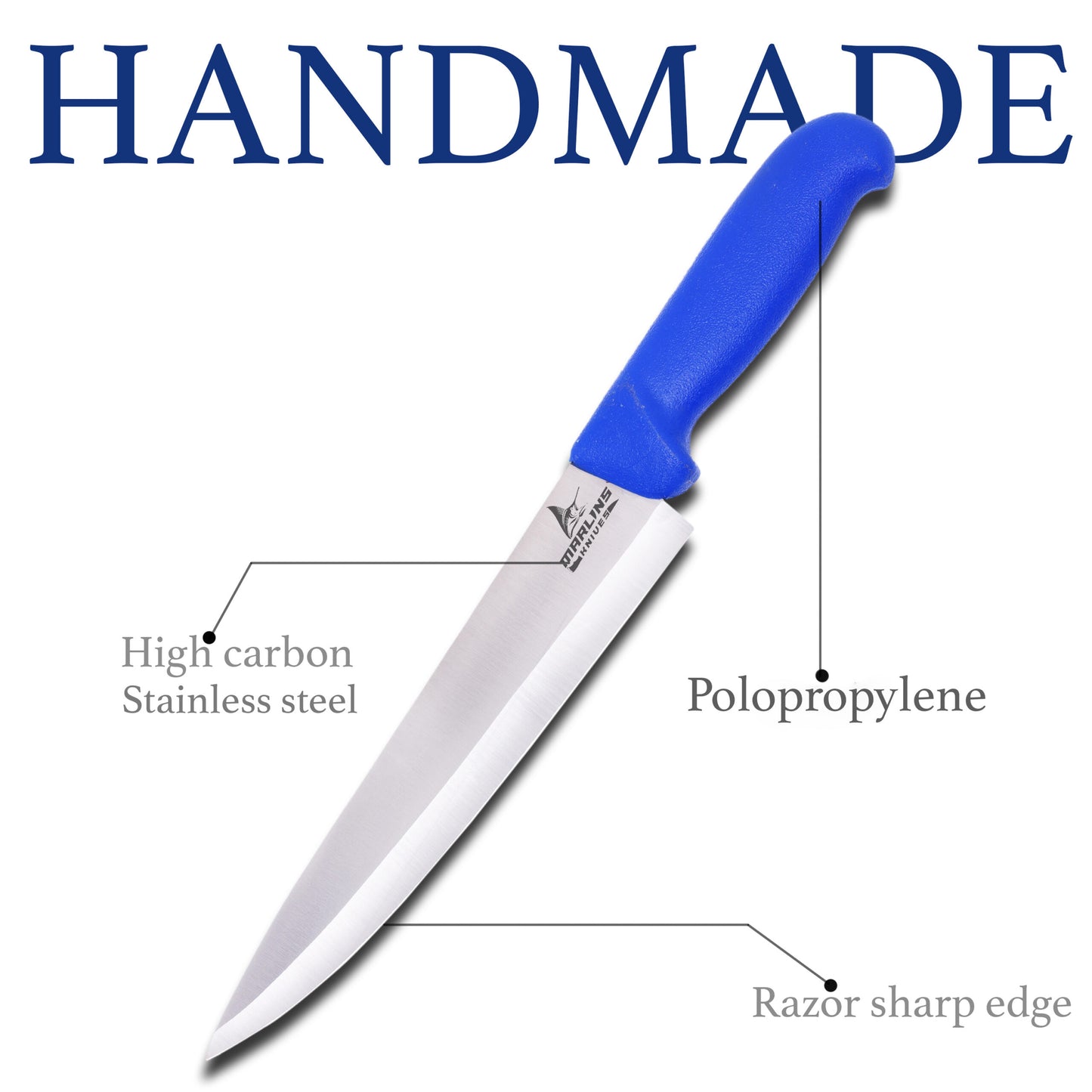 High Carbon Stainless Steel Chef Knife | Stainless Steel Slaughter Knife | Stainless Steel Kitchen Knife