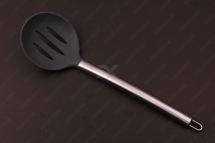 Kitchen Utensils Slotted Spoon Black 01