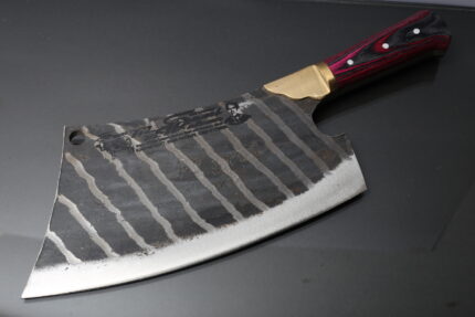 M. Sami & M. Kaleem Dragon Cleaver (Toka) – Kamani Steel Blade | Brass & Wood Handle | 1.5kg