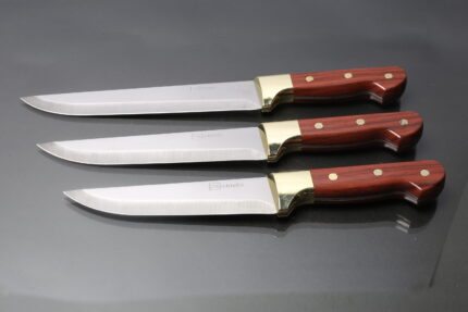 ZK 3-Piece Knife Chef  Set, High Quality Stainless Steel| Blade sizes – 6-inch, 7-inch,and 8-inch |