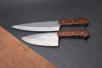 Excellent Knife Set –2PC (Rosewood Edition )-12c27 Stainless Steel | Blade 6" 8"